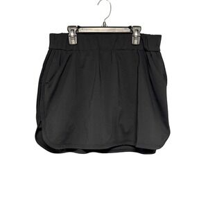 Columbia Women's Black Athletic Skort Tennis  Built-in Shorts Pockets XL Stretch